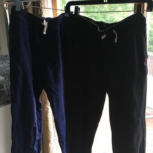 Black & Navy Blue Polo Joggers